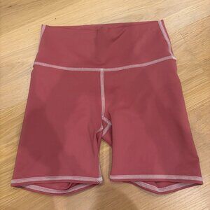 Women’s Daily Drills Pink Shorts | High-Rise Athletic Lounge Shorts
